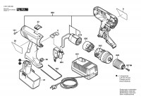 Bosch 0 601 948 460 3650 Batt-Oper Screwdriver 14.4 V / Eu Spare Parts